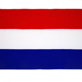 Rood wit blauw lint | 10 cm | per meter Lint RWBLINT - 10CM - PM